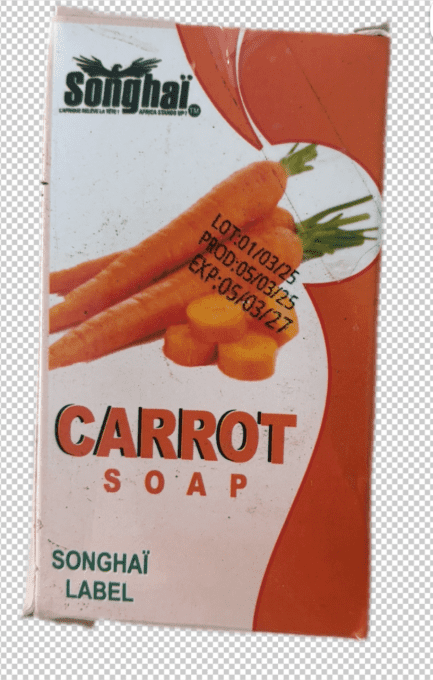 savon de carotte