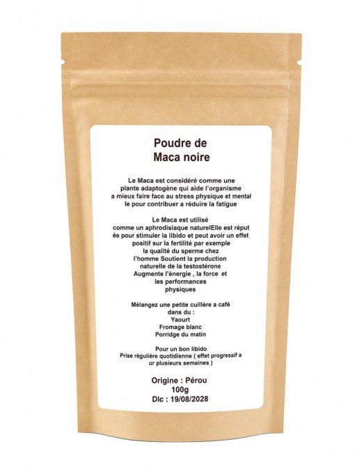 Poudre de Maca noire