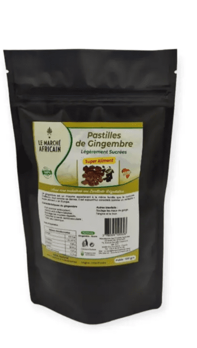 Pastilles de gingembre sucrées